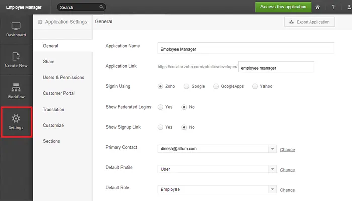 A Progressive Guide by eSparkBiz Experts to Building Shopify App With Node.js & Express 16 Application-Settings