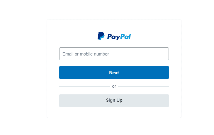 Paypal Developer Login