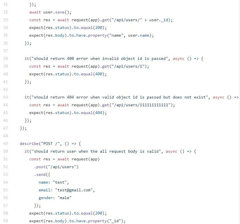 A comprehensive guide Node JS Test-Driven Development 44 add tests for the handling of POST, DELETE and PUT part 2