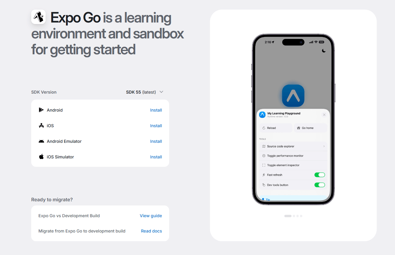 Top 20 Real-World React Native App Examples Powering Modern Mobile Experiences 17 Expo Go App