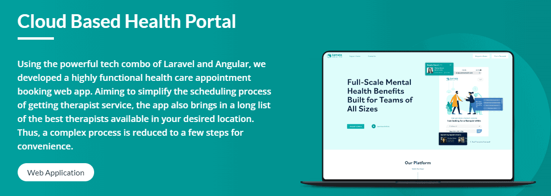 Cloud Based health portal