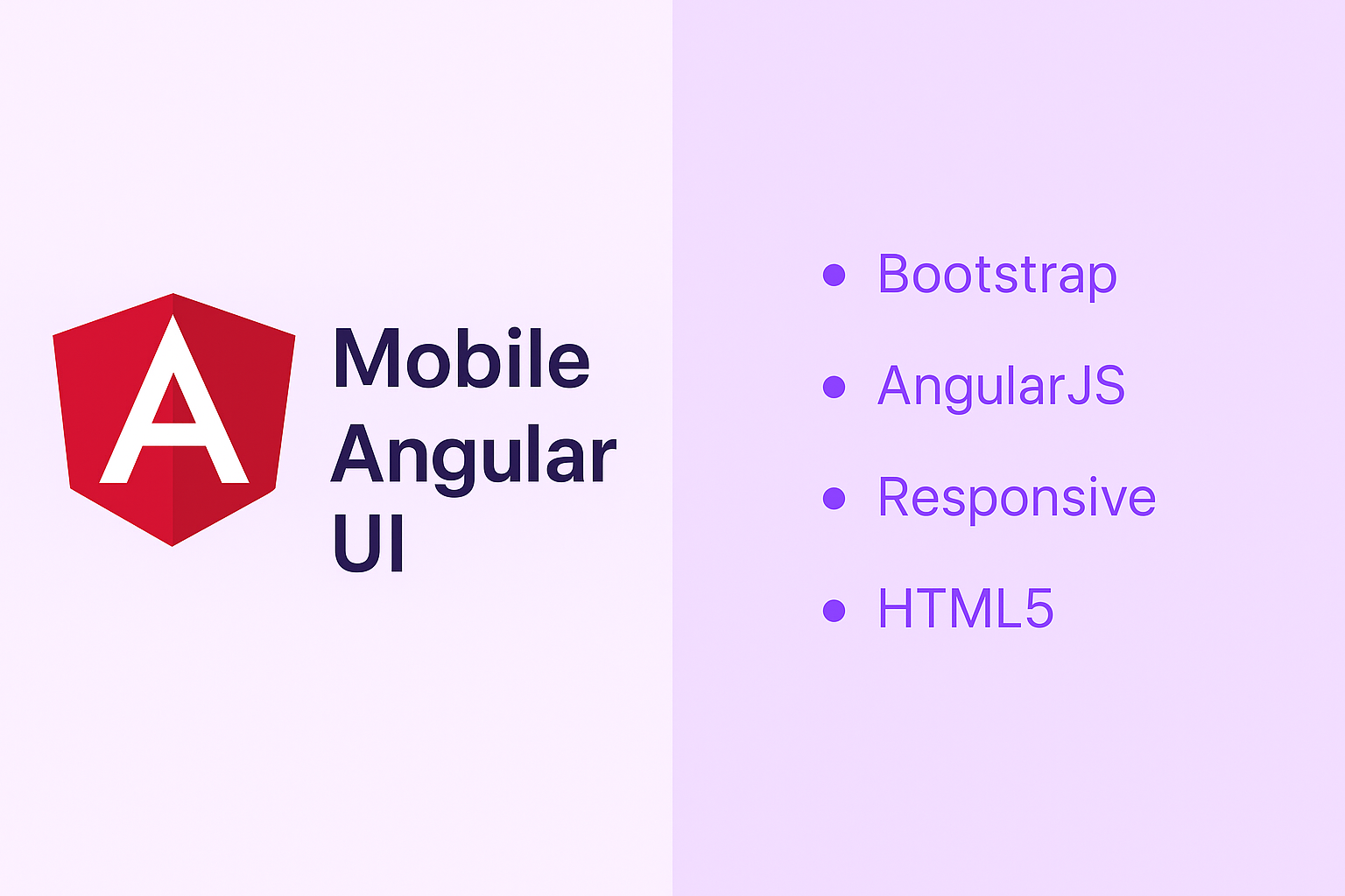 Mobile Angular UI