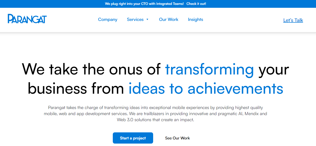 Top 10 Trusted NodeJS Development Companies in India 2026 🌍 6 Parangat Technologies