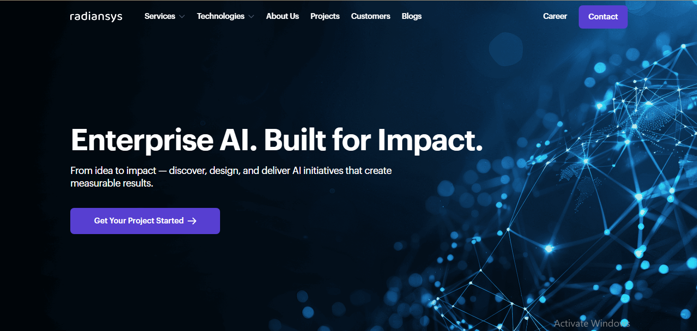 Top 10 Full Stack Development Companies in India 2025 💻 | Trusted Experts in Scalable Solutions 6 Radiansys