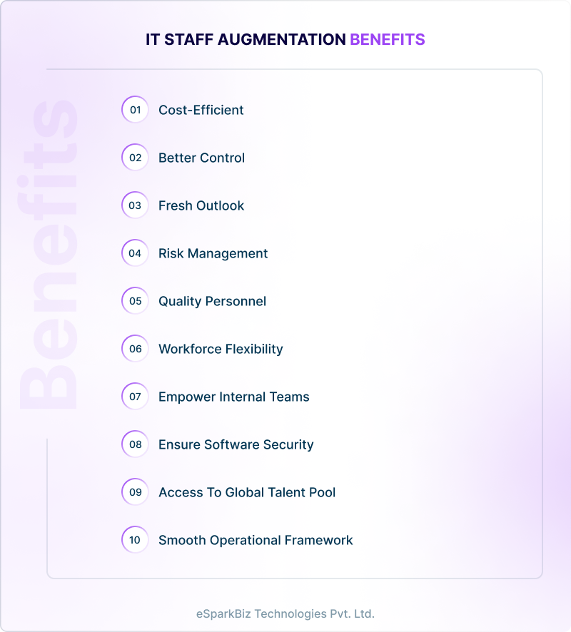IT Staff Augmentation Benefits