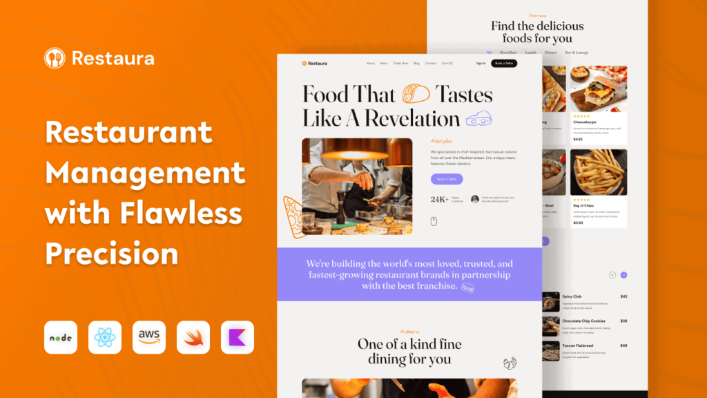 Restaura – Restaurant Management with Flawless Precision