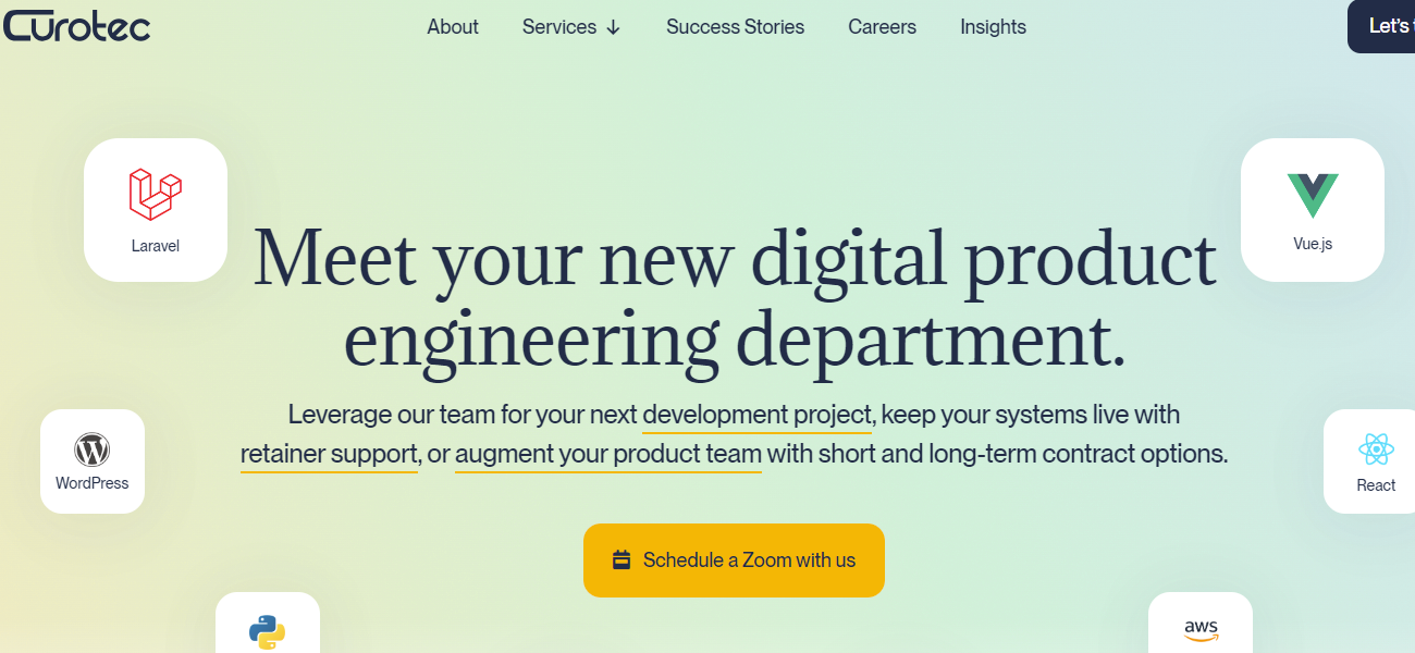Top 10 JavaScript Development Companies 2026 Ranking 7 Curotеc