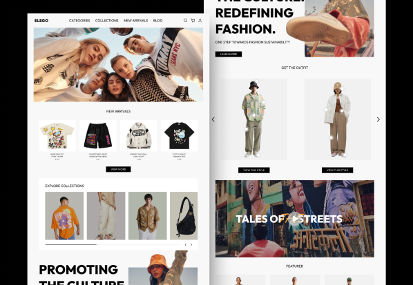 Luxury Fashion Webstore with Centralized Product and Content Management