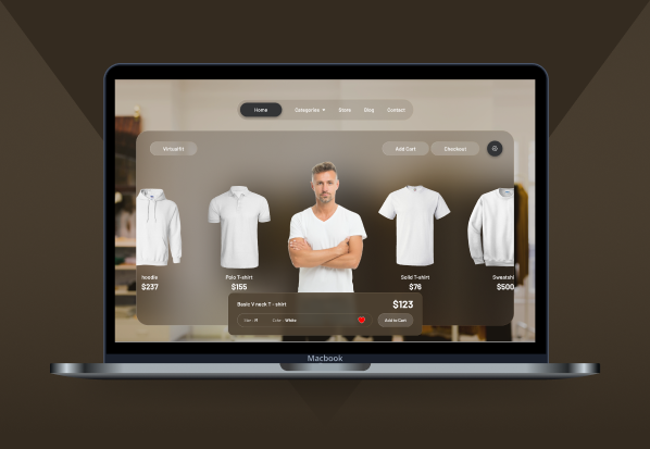 3D Model Viewer for Virtual Webstore