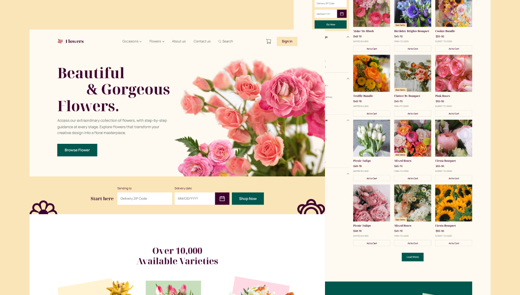 Magento Webstore for a Floral Business Reduced Inventory Errors by 80%
