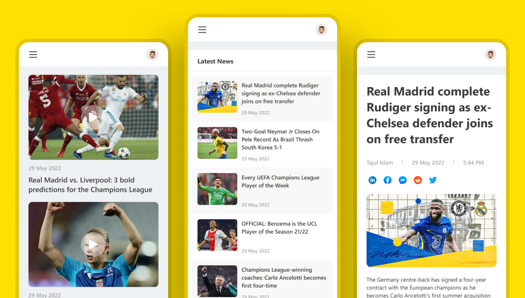 Seamless Porting of Sports Magazine App from iOS to Android