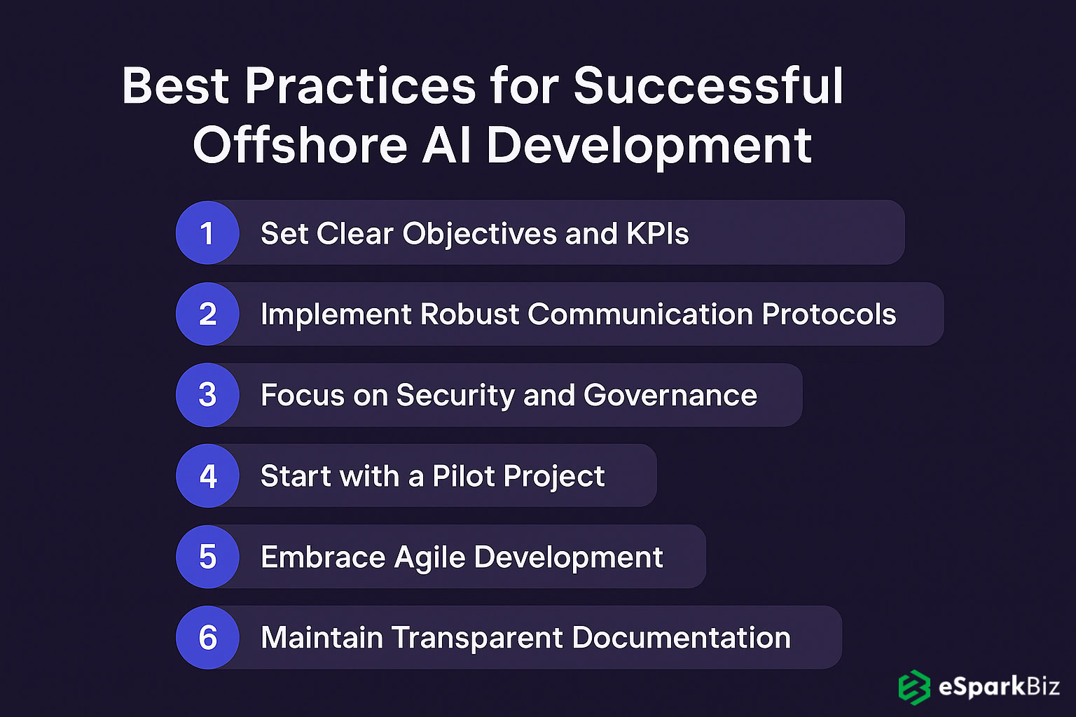 Best Practices for Successful Offshore AI Development