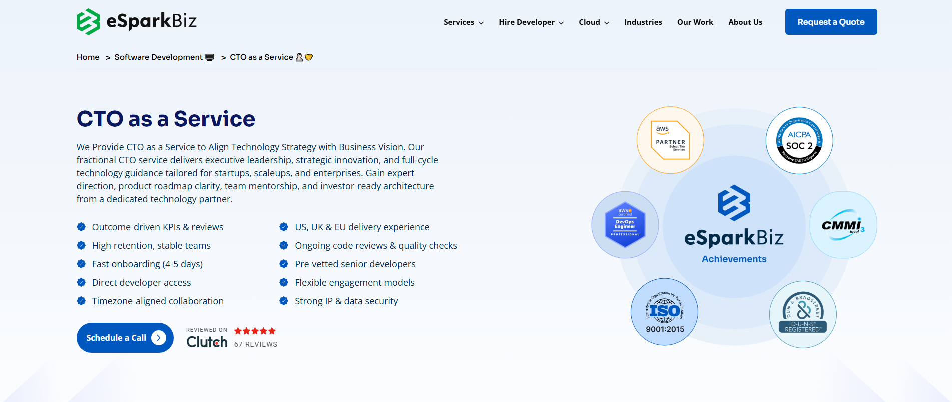 Who are the Best CTO as a Service Providers for hire in the USA? 3 ESpark provides dedicated MVP developers in the USA for innovative startup and enterprise projects. Our expert team ensures rapid development, quality assurance, and scalable solutions tailored to you.