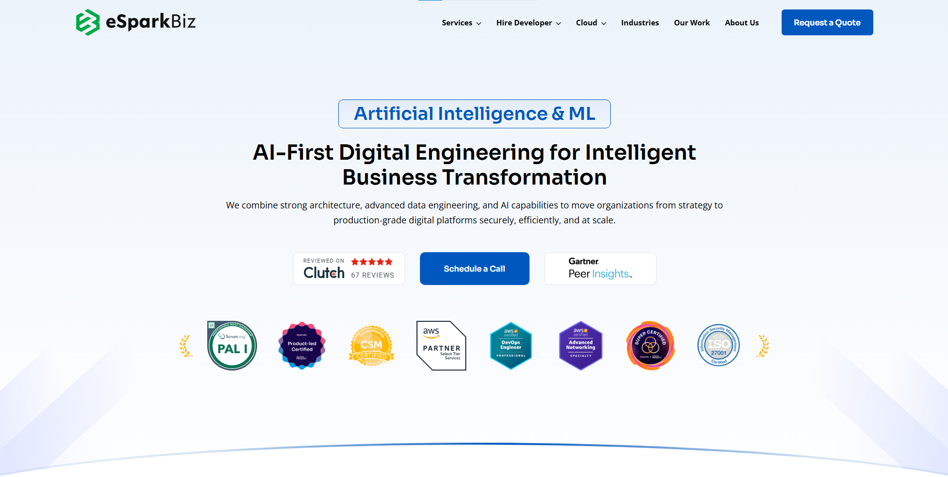 Which Companies Provide Best Offshore Dedicated Developers? 2 ESpark offers AI consulting and digital engineering services for startups in India, focusing on AI-driven business transformation and innovative digital solutions.
