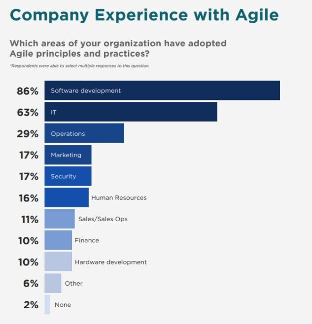 Top 10 Agile Software Development Companies in India – 2026 Ranking 1 ESpark logo and presentation slide emphasizing agile practices within the organization.