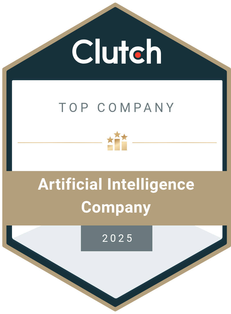 Top Clutch Artificial Intelligence Company 2025 Award
