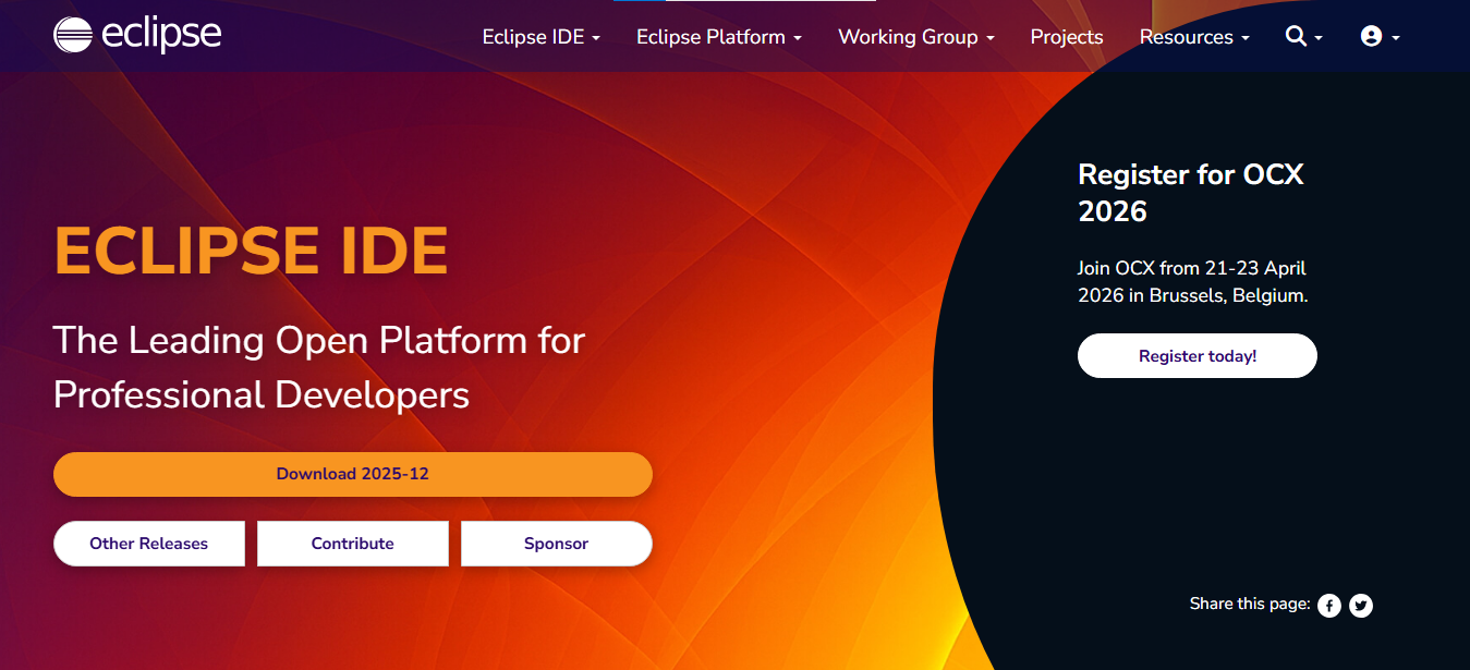 Top 10 Node.js IDE For Application Development in 2026 6 Eclipse IDE