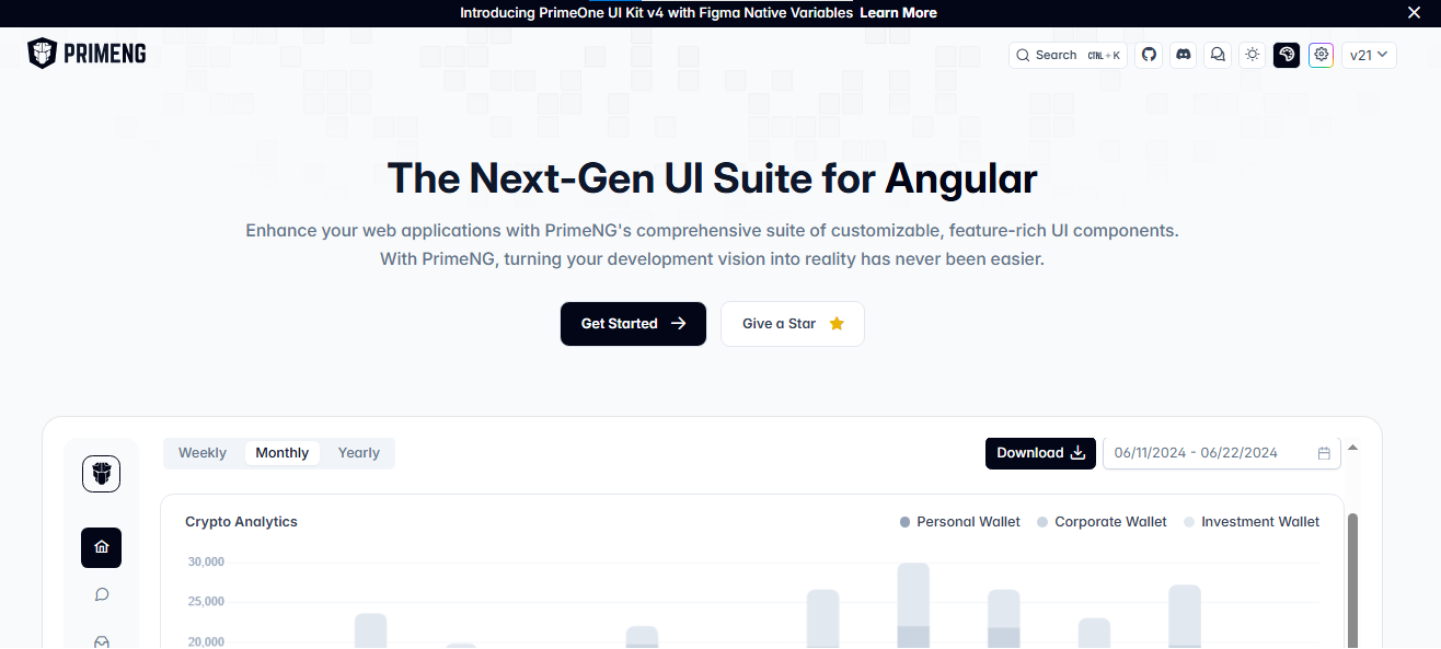 Top 10 Angular Component Libraries You Should Use in 2026 4 PrimeNG