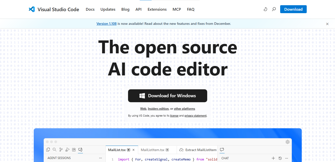 Top 10 Node.js IDE For Application Development in 2026 2 Virtual Studio Code