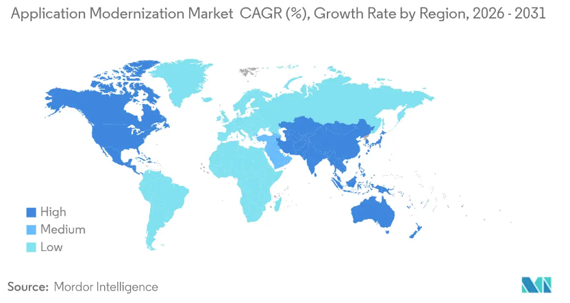 Top 10 Application Modernization Companies in India – 2026 Rankings 2 CAGR