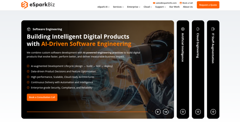 Top 10 Front end Development Companies in 2026 3 eSparkBiz Dashboard